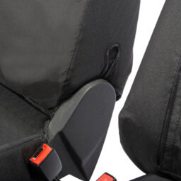 Uk Custom Covers Iveco Daily 2014+ Black Front Seat Covers - 3 Seats, Underseat Storage - thumbnail 9