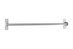 Orsina Brushed Chrome Hanging Rail, Wall Mounted Rail For Kitchen Utensils Or Towels, Durable Metal Design - thumbnail 1