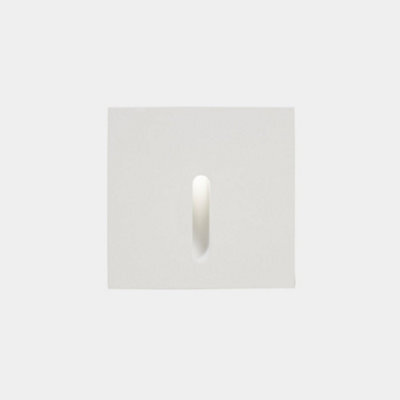 Luminosa Lighting Luminosa Bat Outdoor Led Recessed Wall Light Square White Ip65 2.2W 3000K