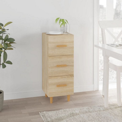 Berkfield Sideboard Sonoma Oak 34.5X34X90 Cm Engineered Wood - image 1