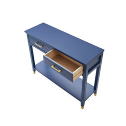 Cabinet Bits Palazzi 2 Drawer Console Table Blue H80 W105 D35Cm - thumbnail 4