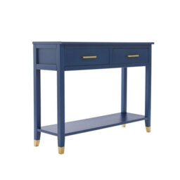 Cabinet Bits Palazzi 2 Drawer Console Table Blue H80 W105 D35Cm - thumbnail 2