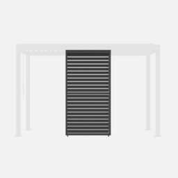 Sweeek - Adjustable Louver Panel 130Cm For Triomphe Pergola 4X3M Anthracite - thumbnail 2