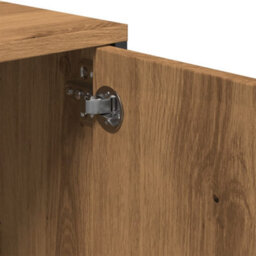 Berkfield Tv Cabinet With Drawer Artisan Oak 200X25X44 Cm Engineered Wood - thumbnail 9