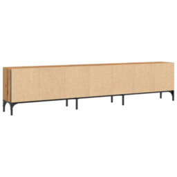 Berkfield Tv Cabinet With Drawer Artisan Oak 200X25X44 Cm Engineered Wood - thumbnail 7