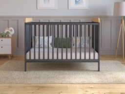 Love For Sleep Levi Cot Bed 120X60Cm With Microfiber Quilted Mattress - thumbnail 3