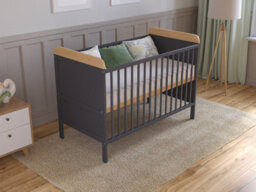 Love For Sleep Levi Cot Bed 120X60Cm With Microfiber Quilted Mattress - thumbnail 2
