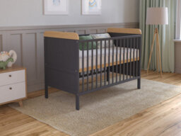 Love For Sleep Levi Cot Bed 120X60Cm With Microfiber Quilted Mattress - thumbnail 1
