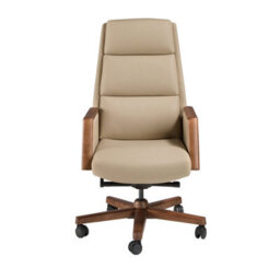 Angel Cerda Mink Leatherette Swivel Office Chair - thumbnail 2