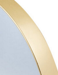 Aspect Furniture Studio Round Wood Accent Wall Mirror/vanity Mirror/bathroom Mirror, Gold, 80.5 Dia Cm - thumbnail 5