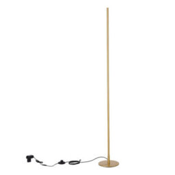 Komore 12W Eye-Friendly Gold Slim Aluminium Iron Base Led Floor Light - thumbnail 2