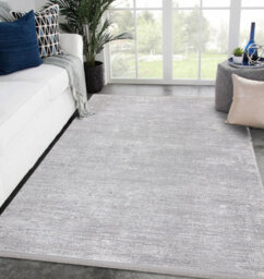 RugsX Modern Carpet Tuls Structural, Fringe 51248 Grey 240X330 Cm - thumbnail 4