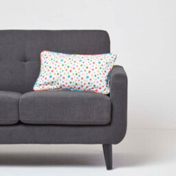 Homescapes Cotton Multi Colour Stars Cushion Cover, 30 X 50 Cm - thumbnail 2
