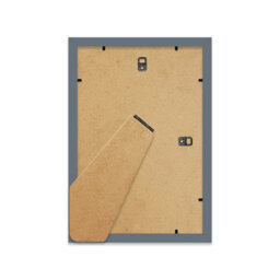 "12X8"" Grey Frame With Mount For 10X6"" Pictures 20mm Thin Edge Portrait And Landscape Display With Wall Hooks And Kickstand" - thumbnail 3