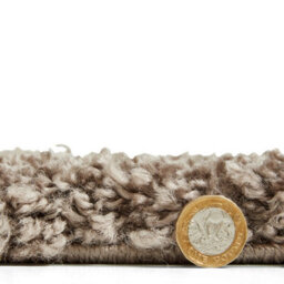 Beige Cream Shaggy Moroccan Shaggy Modern Geometric Rug For Living Room, Bedroom And Dining Room-200Cm X 290Cm - thumbnail 3