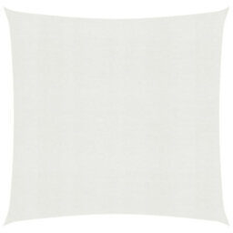 Berkfield Sunshade Sail 160 G/m2 White 4.5X4.5 M Hdpe - thumbnail 1