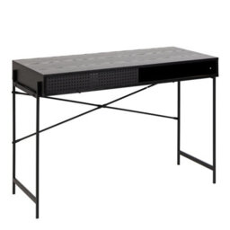 Furniture To Go Angus Office Desk With Sliding Door In Black - thumbnail 1