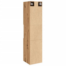 Berkfield Bathroom Hanging Cabinet Artisian Oak 30X30X130 Cm Engineered Wood - thumbnail 7