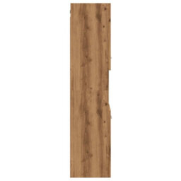 Berkfield Bathroom Hanging Cabinet Artisian Oak 30X30X130 Cm Engineered Wood - thumbnail 6