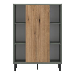Furniture To Go Darwin Sideboard 1 Door In Green/oak - thumbnail 2