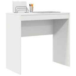 Berkfield Writing Desk White Mdf 80 X 40 X 76 Cm Simple Writing Desk - thumbnail 3