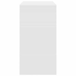 Berkfield Writing Desk White Mdf 80 X 40 X 76 Cm Simple Writing Desk - thumbnail 5