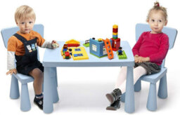 Gainoom 3 Pcs Kids Table And Chair Set Toddler Activity Center Children Writing Desk - thumbnail 9