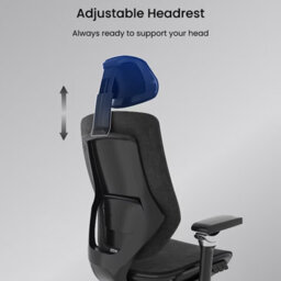 Flexispot 6D Armrest Multifunctional Fabric Ergonomic Chair Bs12 Pro In Black - thumbnail 6