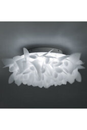 Darphe 53Cm Dia X 25Cm H White Dandelion Remote Control Dimmable Led Ceiling Light For Living Room - thumbnail 8