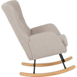 Seconique Hayden Rocking Chair -Beige Fabric - thumbnail 5