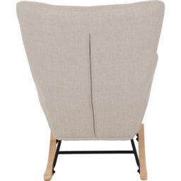 Seconique Hayden Rocking Chair -Beige Fabric - thumbnail 7