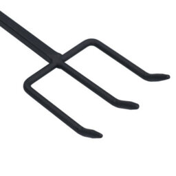AB Tools Toasting Fork Roaster Loop Twisted Fire Wood Burner Steel Metal 500mm Smore - thumbnail 2