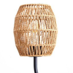 Thehotsale 3-Light 160Cm H Light Braid Lampshade Tray Table Floor Lamp - thumbnail 4