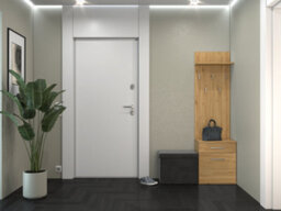 Duo Shoe Cabinet And Coat Rack Artisan Oak - thumbnail 2