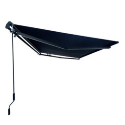 Jack Stonehouse 2.5 X 2M Manual Awning For Window, Doors, Patio, Garden - Retractable Sun Shade Canopy Shelter With Crank Handle & Fixings - Black - thumbnail 5