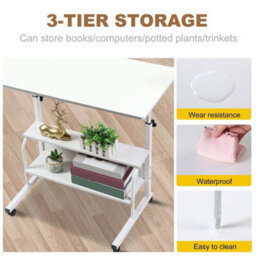 Computer Desk Home Office Desk Laptop Study Pc Table Furniture - thumbnail 2