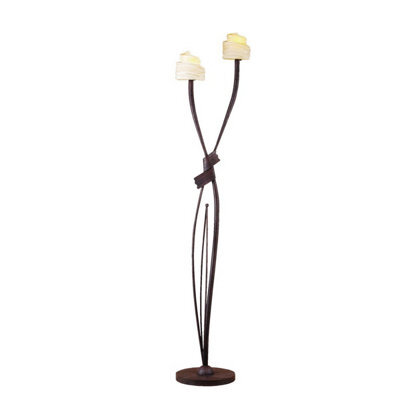 Luminosa Lighting Luminosa (0008 006) Estilo Floor Lamp 2 Light E14, Brown/black Oxide - image 1