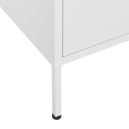 Vidaxl Storage Cabinet White 80X35X101.5 Cm Steel - thumbnail 8
