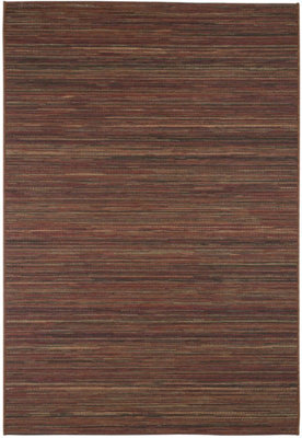 Red Striped Outdoor Rug, Striped Stain-Resistant Rug For Patio, Deck, Garden, 5mm Modern Outdoor Rug-160Cm X 230Cm - image 1