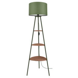 Aspen Plain Neutral & Green Led Floor Lamp - thumbnail 1