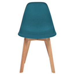 Berkfield Dining Chairs 6 Pcs Turquoise Plastic - thumbnail 2