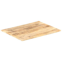 Berkfield Table Top Solid Mango Wood 15-16 mm 90X70 Cm - thumbnail 9