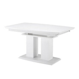 Furniture in Fashion Genisimo Small High Gloss Extending Dining Table In White - thumbnail 8