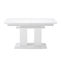 Furniture in Fashion Genisimo Small High Gloss Extending Dining Table In White - thumbnail 9