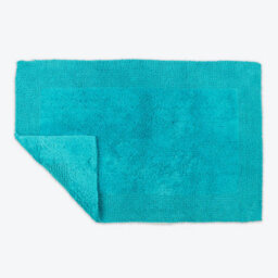 Allure Bath Fashions Elegance Reversible Heavyweight Bath Mat - Turquoise