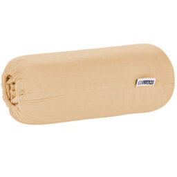Beliani Fitted Sheet Janbu Cotton 140 X 200 Cm Beige - thumbnail 7