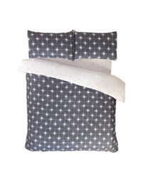 Rapport Home Single Northern Stars Complete Duvet Set With Pillowcase And Fitted Sheet - Grey - thumbnail 3