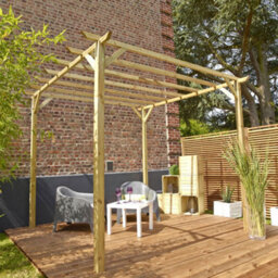 Cerland Ancolie Wooden Pergola 3M X 3M - thumbnail 6