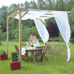 Cerland Ancolie Wooden Pergola 3M X 3M - thumbnail 5