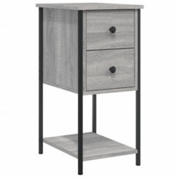 Berkfield Bedside Cabinets 2 Pcs Grey Sonoma 32X42X70 Cm Engineered Wood - thumbnail 3